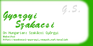 gyorgyi szakacsi business card